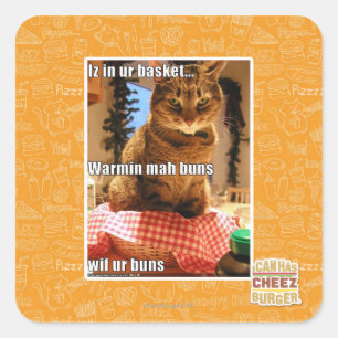 Adesivo Quadrado Bolos de mah aquecidos