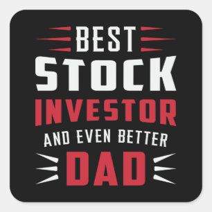 Adesivo Quadrado Bolsa de Valores - Investidor na Bull Trading Trad