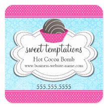 Bomba de chocolate quente com cacau