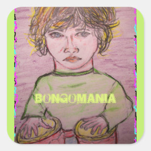 Adesivo Quadrado bongomania