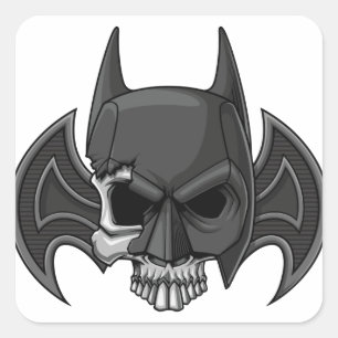 Adesivo Quadrado Bonito Feliz Halloween Stikers