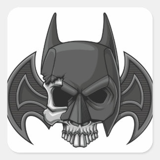 Adesivo Quadrado Bonito Feliz Halloween Stikers