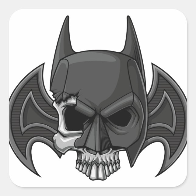 Adesivo Quadrado Bonito Feliz Halloween Stikers (Frente)