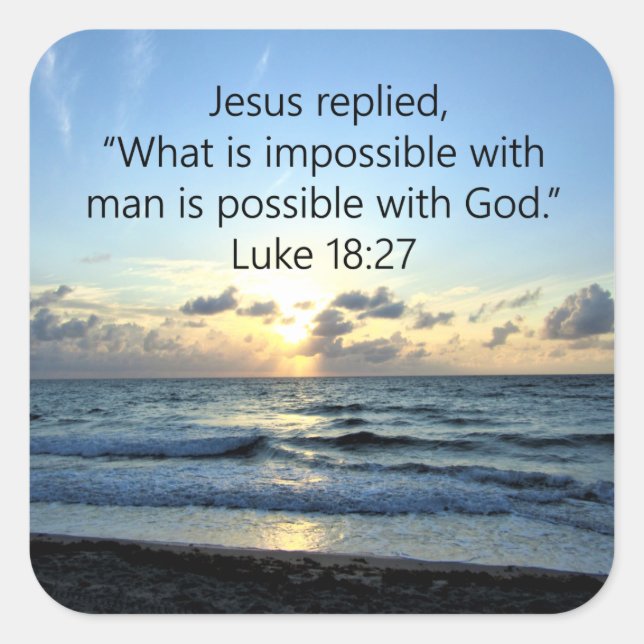 ADESIVO QUADRADO BONITO LUKE 18:27 SOL (Frente)