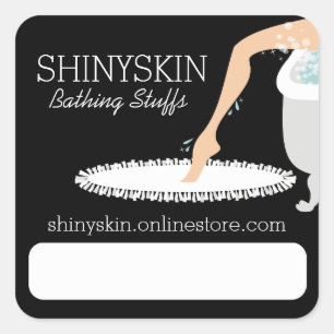 Adesivo Quadrado Bonito perna caseira de sabão caseiro beleza banho