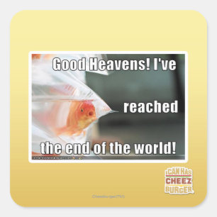 Adesivo Quadrado Bons céus!