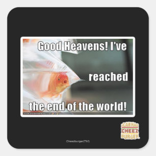 Adesivo Quadrado Bons céus!