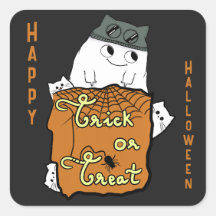 Boo de Halloween Fofo - Truque ou Guloseimas de Ha