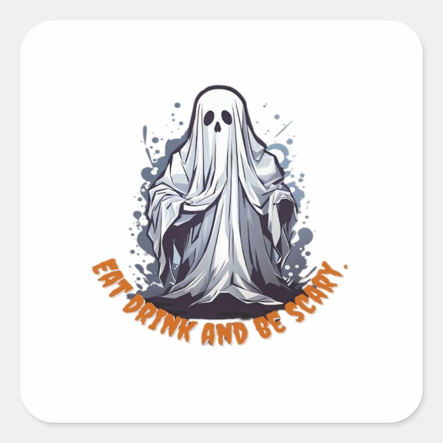 Adesivo Quadrado Boos me dão chocolate (Frente)