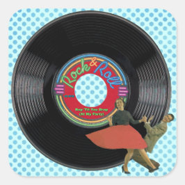 Adesivo Quadrado Bop 'Til You Drop Sticker