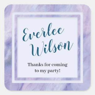 Adesivo Quadrado Borda de mármore roxa