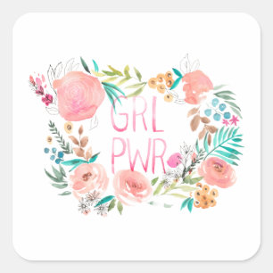 Adesivo Quadrado Boss Babe Ii