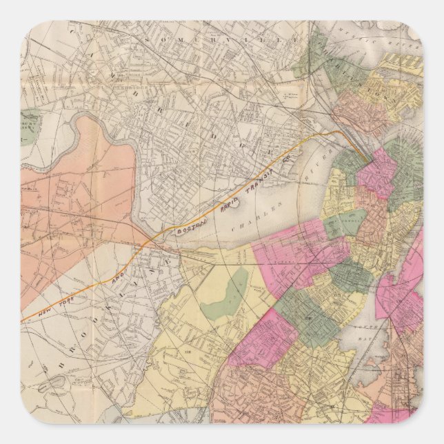 Adesivo Quadrado Boston 2 (Frente)