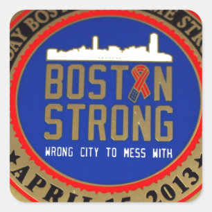 ADESIVO QUADRADO —BOSTON STRONG-