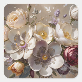 Adesivo Quadrado Bouquet du jour