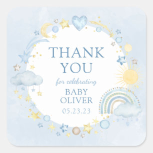 Adesivo Quadrado Boy Watercolor Rainbow Sip E Veja