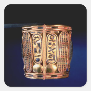 Adesivo Quadrado Bracelet com a cartouche de Psusennes I