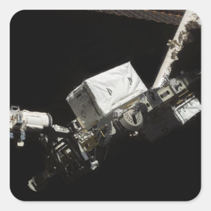 Adesivo Quadrado Braço robótico do sistema de manipulador remoto