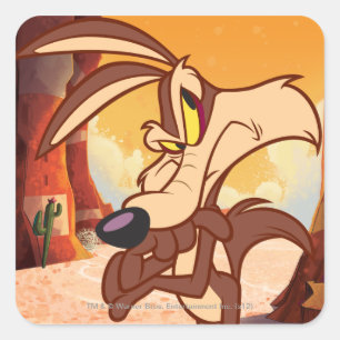 Adesivo Quadrado Braços WILE E. COYOTE™ cruzados