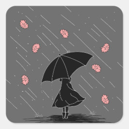 Adesivo Quadrado Brainstorm Pun