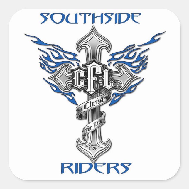 Adesivo quadrado branco 3x3 (Frente)