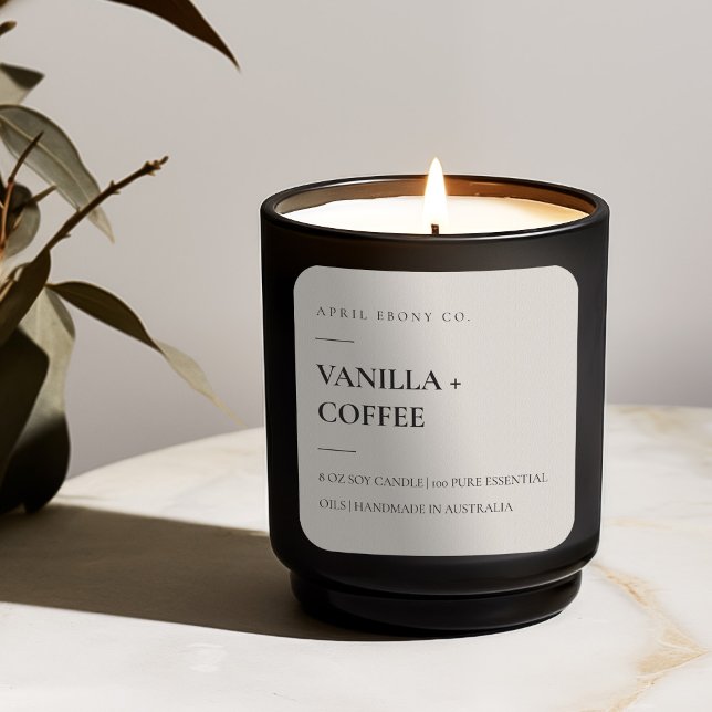 ADESIVO QUADRADO BRANCO MODERNO MÍNIMO ELEGANTE SIMPLES (Criador carregado)