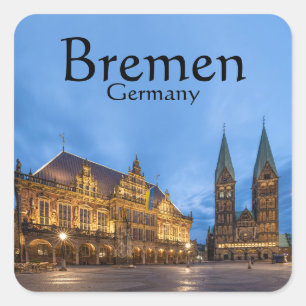 Adesivo Quadrado Bremen Alemanha