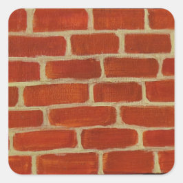 Adesivo Quadrado Brick Wall