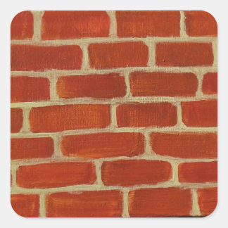 Adesivo Quadrado Brick Wall