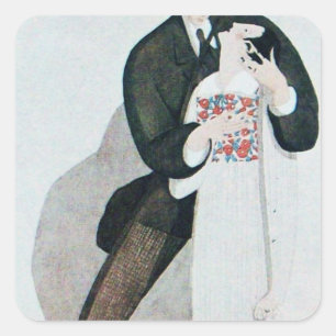 ADESIVO QUADRADO BRIDE ROMÂNTICO E GRUPO