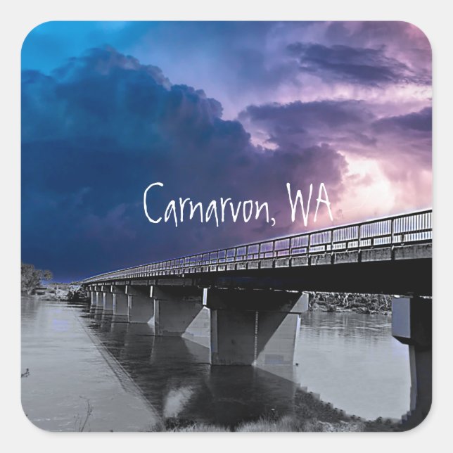 Adesivo Quadrado Bridge Sticker (Frente)