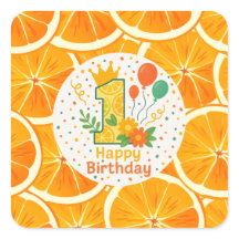 Bright Citrus Primeiro Aniversário