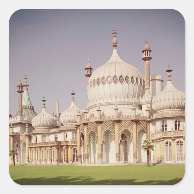 Adesivo Quadrado Brighton Royal Pavilion (Frente)
