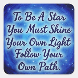 Adesivo Quadrado BrilheSuaLuz