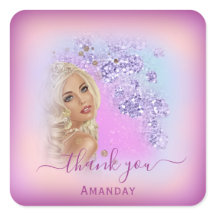 Brilho Azul Empoeirado Obrigada Princesa dos 16 An