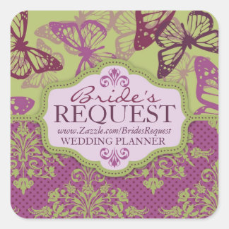 Adesivo Quadrado Brisas-borboletas Flirt Business Stick 2