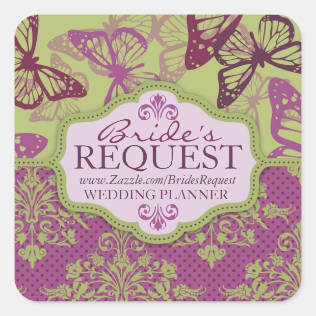 Adesivo Quadrado Brisas-borboletas Flirt Business Stick 2 (Frente)