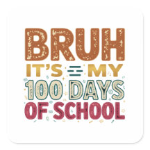 Bruh É Meu 100 Dias de Escola