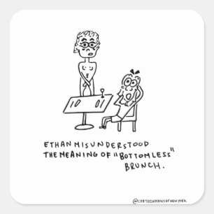 Adesivo Quadrado Brunch sem fundo