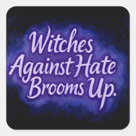 Adesivo Quadrado BruxasContraÓdio