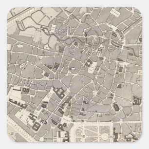 Adesivo Quadrado Bruxelas e Bélgica