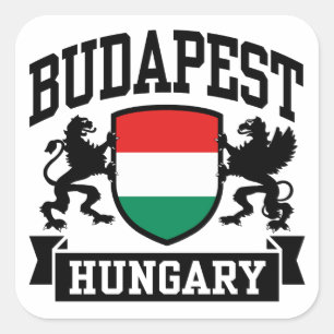 Adesivo Quadrado Budapest Hungria
