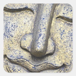 Adesivo Quadrado Buddha Face Zen Harmony Buddhahood