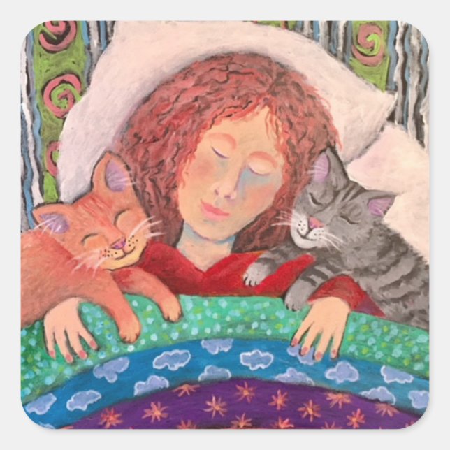 Adesivo Quadrado Buddy Sleep (Frente)