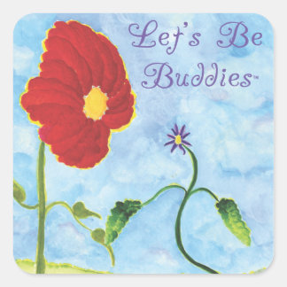 Adesivo Quadrado Buddy Stickers