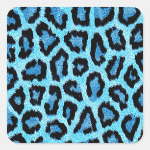 Adesivo Quadrado Bue Trendy Leopard Pattern
