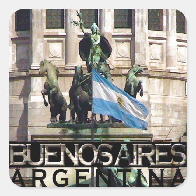 Adesivo Quadrado Buenos Aires (Frente)