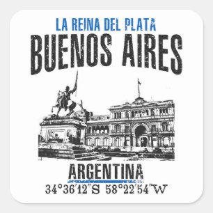 Adesivo Quadrado Buenos Aires
