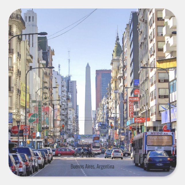 Adesivo Quadrado Buenos Aires, Argentina (Frente)