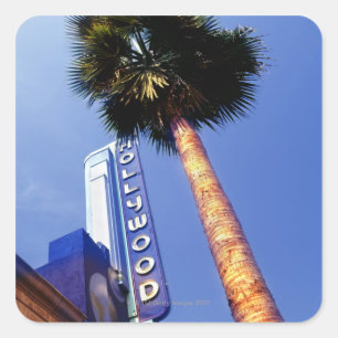 Adesivo Quadrado Bulevar de Hollywood, Los Angeles